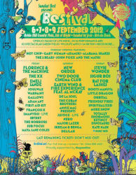 Gary Numan 2012 Festival Poster Isle of Wight